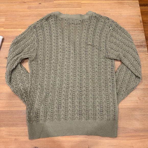 Aritzia Wilfred Olive Green Cardigan - Picture 7 of 10